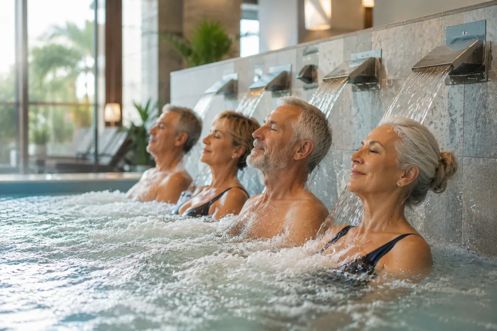 Sesión de balneoterapia en el programa Mediterranean Longevity Experience