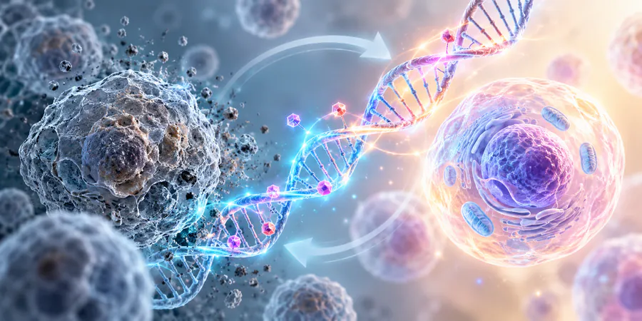 La idea parece ciencia ficción: no solo ralentizar el envejecimiento, sino devolver parcialmente una célula a un estado más joven.